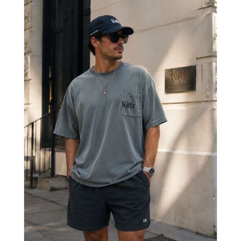 KITH Gray Short Sleeve T Shirt Tee Top Mens Size XXL